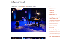 Desktop Screenshot of orchestraofspeech.com